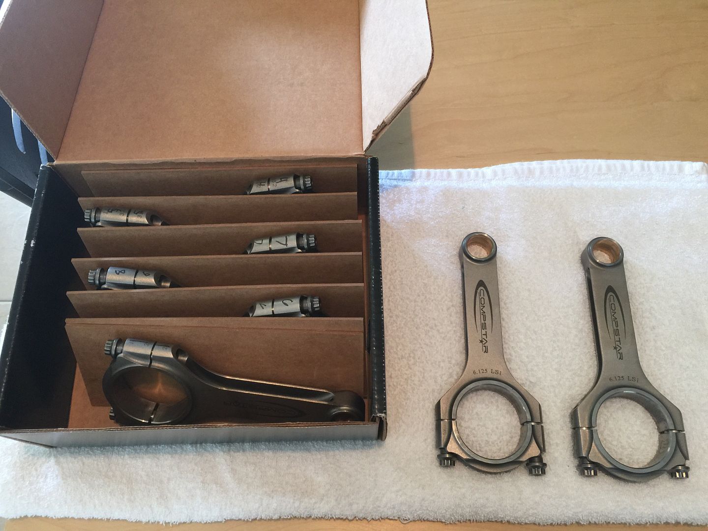 Callies Compstar 4" crank and rods...Houston area CorvetteForum Chevrolet Corvette Forum